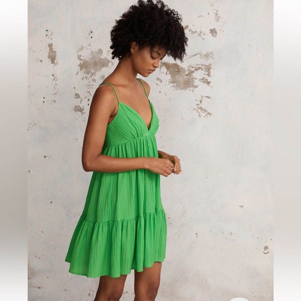 SALE! NWOT Blanca Tiered Textured Cover Up Mini Dress M/L